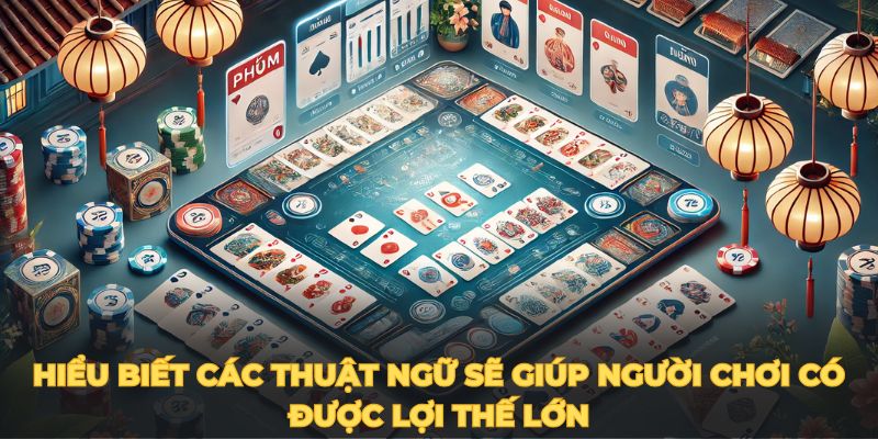 Hiểu biết các thuật ngữ của luật chơi phỏm sẽ giúp người chơi có được lợi thế lớn